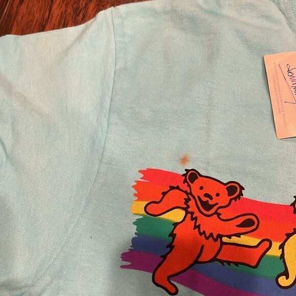 Grateful Dead dancing bears tie dye tee new dead stock size M Anvil late 90s tag - Picture 5 of 10